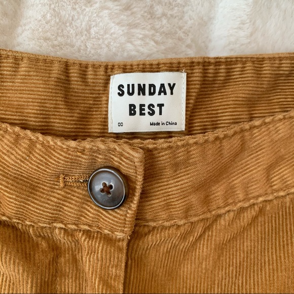 Aritzia Sunday Best Corduroy Cassie Pant - Size 00 - Picture 5 of 10